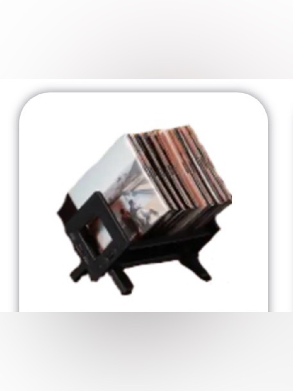 ZURU Mini Brands Really Works Vinyl Record Display Rack Crate Accessory